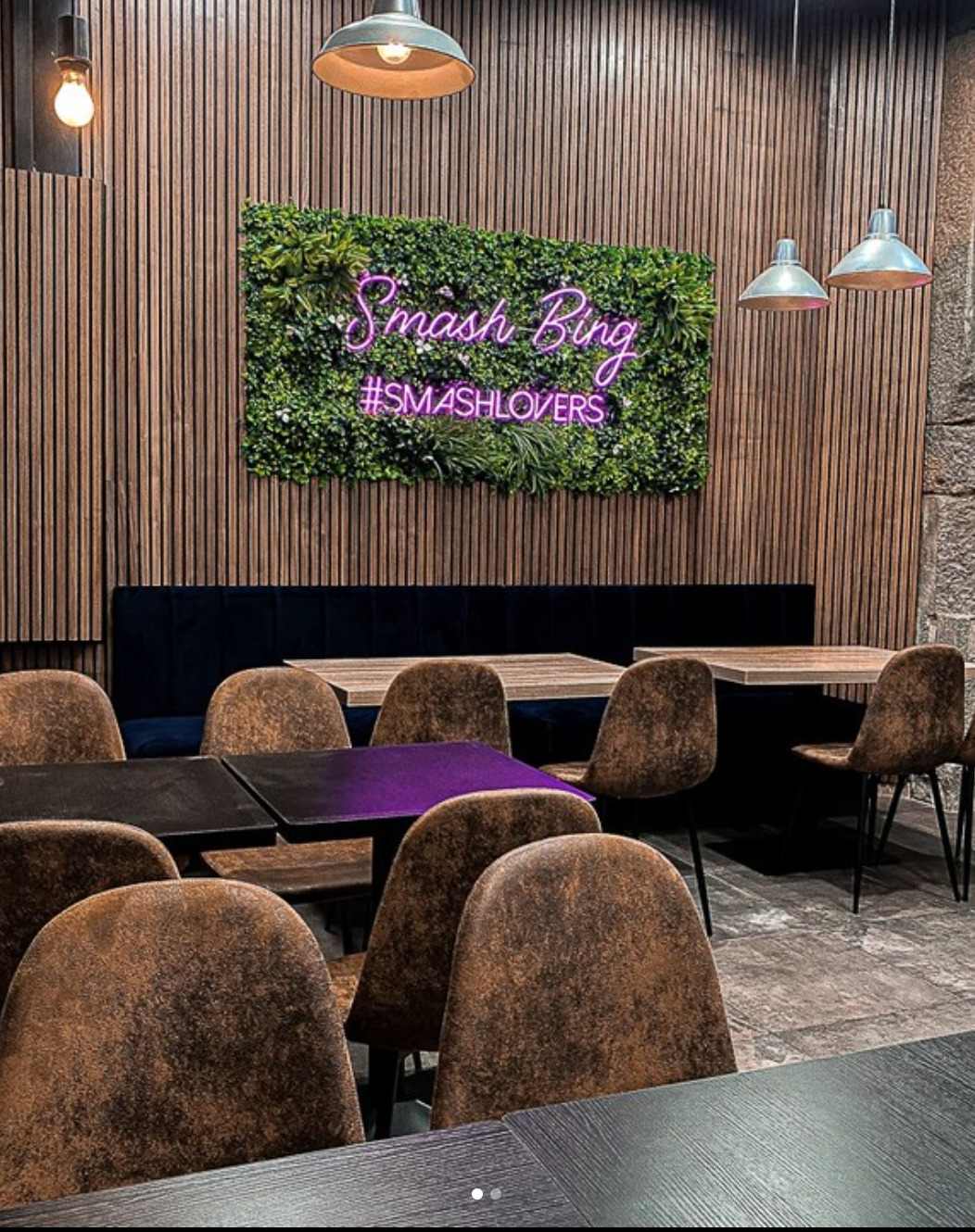 Intérieur du restaurant Smash Bing