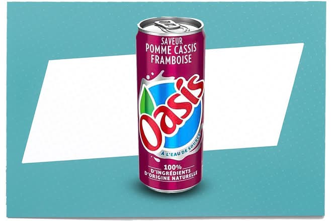 Oasis pomme cassis framboise 33cl — les boissons Smash Bing